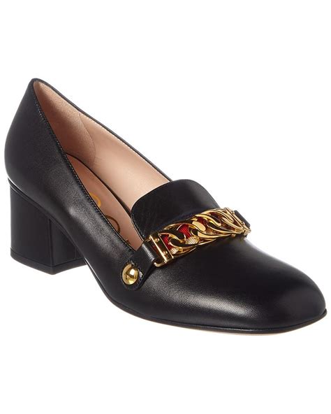 sylvie loafer gucci|Gucci Sylvie Loafer in Black .